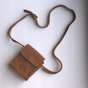 Jay Herbert by Sharif suede crossbody purse